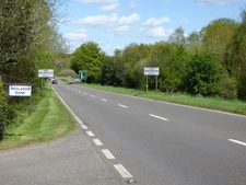 Photo A3 The A24 at Redlands Bank Mid Holmwood This shows the northbound c2015