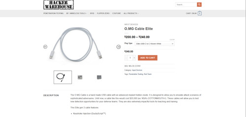 O.mg cable + Programmer