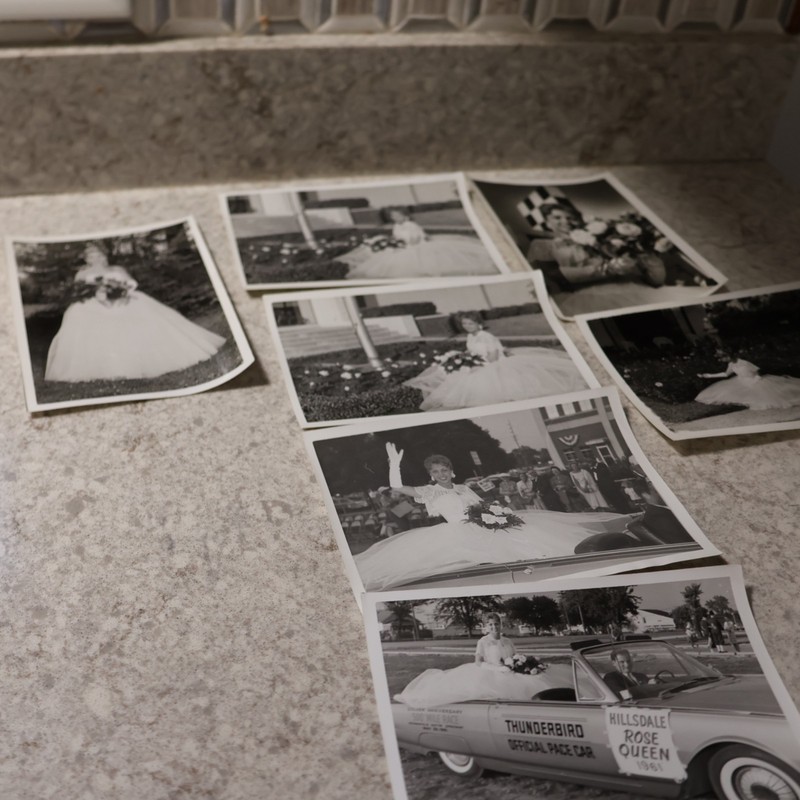 Vintage B&W Snapshot Photograph Collection Lot of 7 Beautiful Young Women