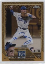 2023 Topps Gilded Collection Gold Etch 64/99 Michael Massey #CGA-MM Auto 6ns