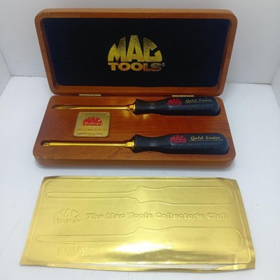 Mac Tools 2002 Limited Edition Collectors 24K Gold Plated Screwdrivers Set