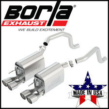 Borla S-type Ii Axle-back Exhaust System Fits 09-13 Chevrolet Corvette C6 6.2l