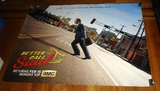 Better Call Saul SEASON 2 AMC 5FT Subway promo POSTER Bob Odenkirk BREAKING BAD