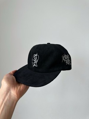 NWT Brain Dead x Sound & Fury Big Logo 6 Panel Corduroy Hat Cap