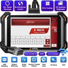 ANCEL DS600 Elite OBD2 Scanner ECU Coding Diagnostic Tool Active Test For Honda