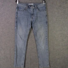 Signature Gold by Levi Strauss Jeans Mens 32x30 Light Wash Slim Denim Zip Fly