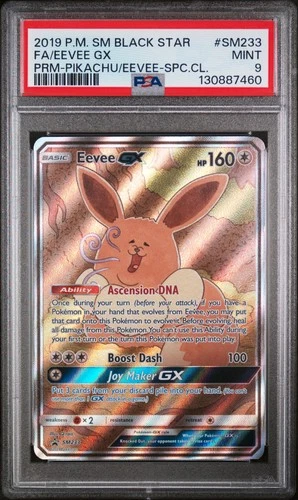 Eevee Gx Pokemon Sm Black Star Promo SM233 PSA 9