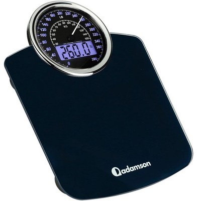 Hybrid 2-in-1 Analog & Digital Weighing Scale for Body Weight up to 400lbs + ...