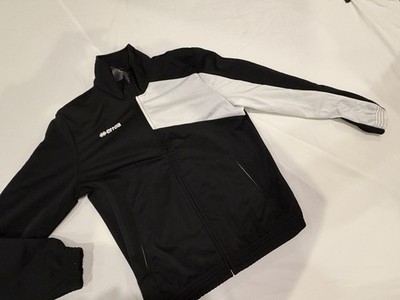 Erreà Milton Giubbino AD Track Jacket Black White Full Zip Men s - Medium NWT