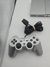 Sony PlayStation 2 PS2 Complete Slim Silver SCPH-90001 matching controller Game