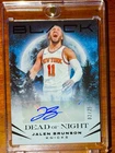 JALEN BRUNSON 2023-24 Panini Black Dead Of Night Auto #’d 2/25 NY Knicks