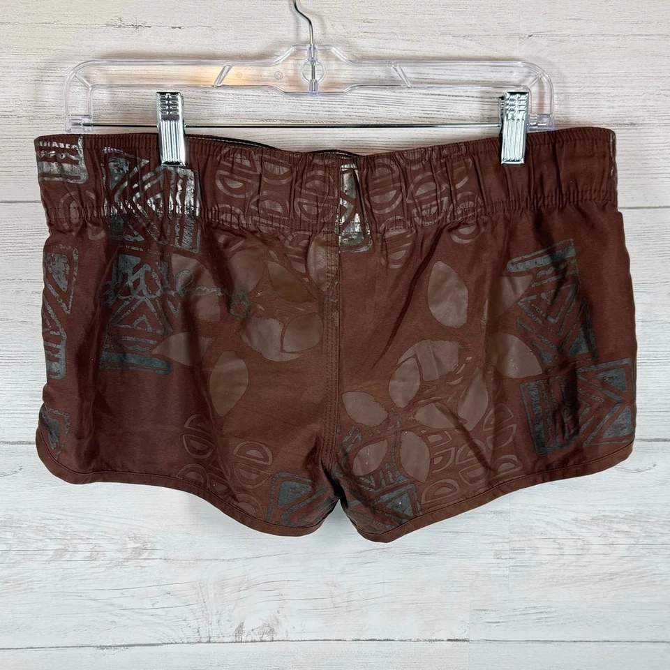 De Colección Billabong y2k Natación Satén Talla 10 Marrón Tablero Corto Floral Playa Mujeres Foto 2 de 4