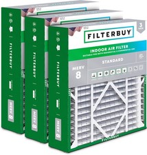 Filterbuy 21x24.5x5 MERV 8 Air Filter Replacement HVAC Furnace