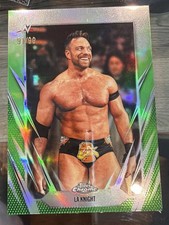 LA Knight 2026 Topps Chrome WWE Green Refractor /99