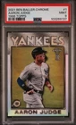 2021 Topps Ben Baller Chrome AARON JUDGE 1986 Topps #86TB-1  PSA 9 Mint_Low Pop