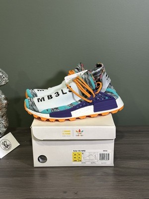 Size 10 - Pharrell x adidas NMD Human Race Trail Solar Pack