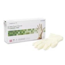 McKesson Confiderm Latex Exam Glove Standard Cuff Length SMALL 100 per Box