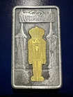 5oz .999Silver Bar 1/4oz .999GOLD Nutcracker Glory Inlay LuckyRips TD Metals