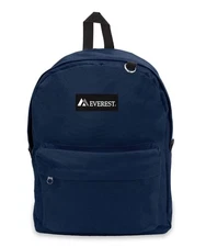 Everest 2045CR-NY Backpack, 16.5" Navy Classic, All Ages Unisex, Lightweight