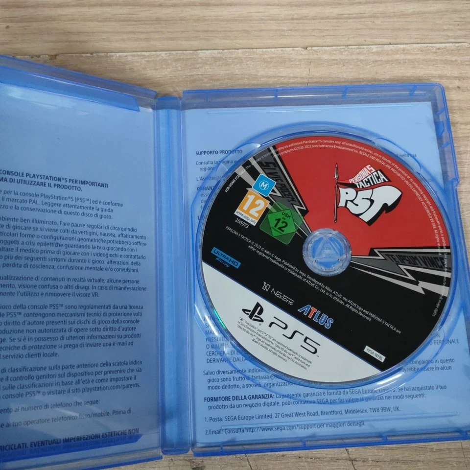 PERSONA 5 TACTICA - SONY PS5 - VIDEOGIOCO USATO FUNZIONANTE OTTIMO PAL VERSION, foto 3 di 3