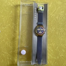 Vintage New Old Stock Swatch Watch 1990's Chrono