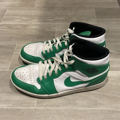 Las mejores ofertas en Jordan 1 Mid Pine Green | eBay