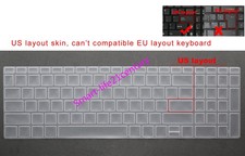 US Keyboard Skin for HP OmniBook 5 16-AG 16-AF  16-BA TPN-C177 TPN-C178 16-AB 