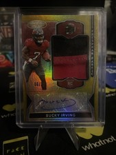 2024 Panini Certified - Freshman Fabric Gold Mirror Signatures Bucky Irving /25