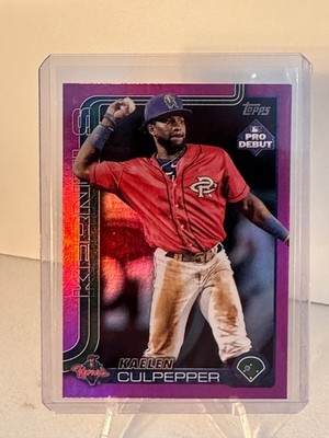 2025 Topps Pro Debut Kaelen Culpepper Pink Foil /199 Kernels Twins