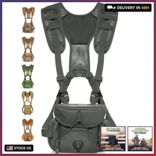Binocular Harness Chest Pack - Lightweight Hunting Chest Rig with Rangefinder Po