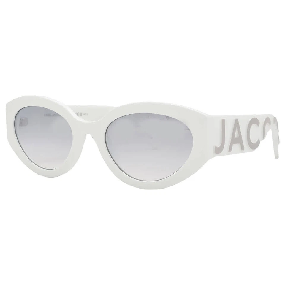 Gafas de sol Marc Jacobs grises con sombra de espejo plateadas ojo de gato para damas MARC 694/G/S Foto 3 de 4