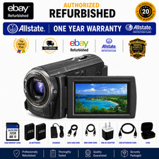 Sony HDR-CX580V HD 20.4MP Handycam Camcorder 32GB Bundle    eBay Refurbished EX 