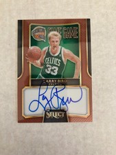 2014-15 Select #FG-LB Celtics LARRY BIRD Auto FAME GAME Hall of Fame HOF #13/49
