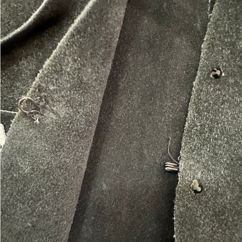 Gilet western John R. Craighead scamosciato frange taglia large made in USA - Foto 5 di 8