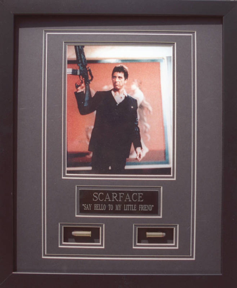 【額縁付き】Scarface スカーフェイス A2ポスター ① SCARFACE WITH BULLETS NEW FRAMED APPROX. 16X20 | eBay