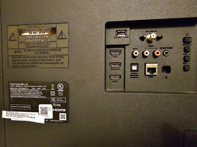 Phillips 75 inch 4K TV 75PFL5604/F7A for parts kit tested (read)