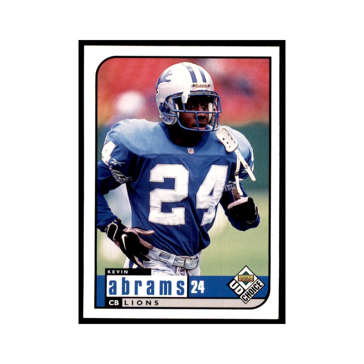 Kevin Abrams 1998 UD Choice #63 Football Cards Football Card NM