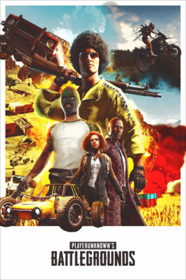 PlayerUnknown's Battlegrounds Pubg Silk Print Wall Art Home Decor - POSTER 20x30