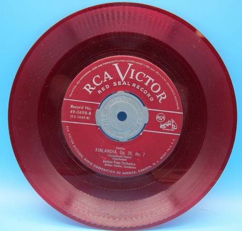 Sibelius Finlandia Op 26 No 7 - Boston Pops - RCA Victor 45 RPM - Imagen 2 de 4