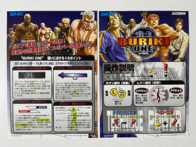 Buriki One SNK Hyper Neo Geo 64 Arcade Art Set Japan