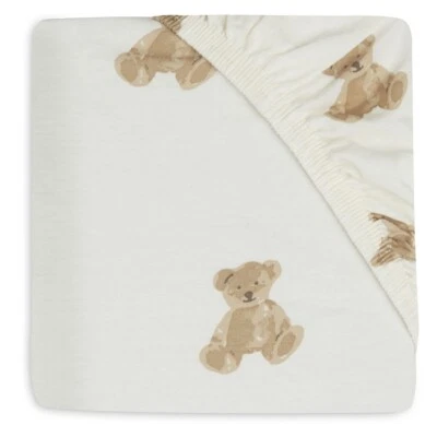 Jollein Spannbettlaken Spannbetttuch Jersey 40x90 cm Teddy Bear