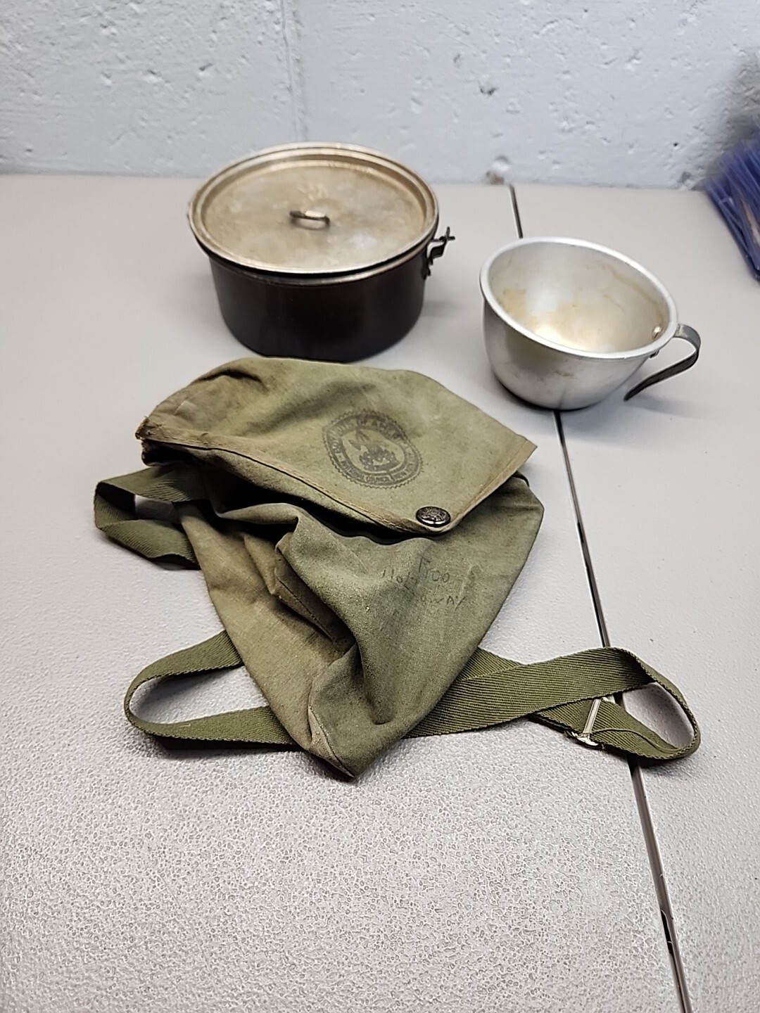 Vintage Boy Scout Mess Kit with Pot and Metal Cup eBay