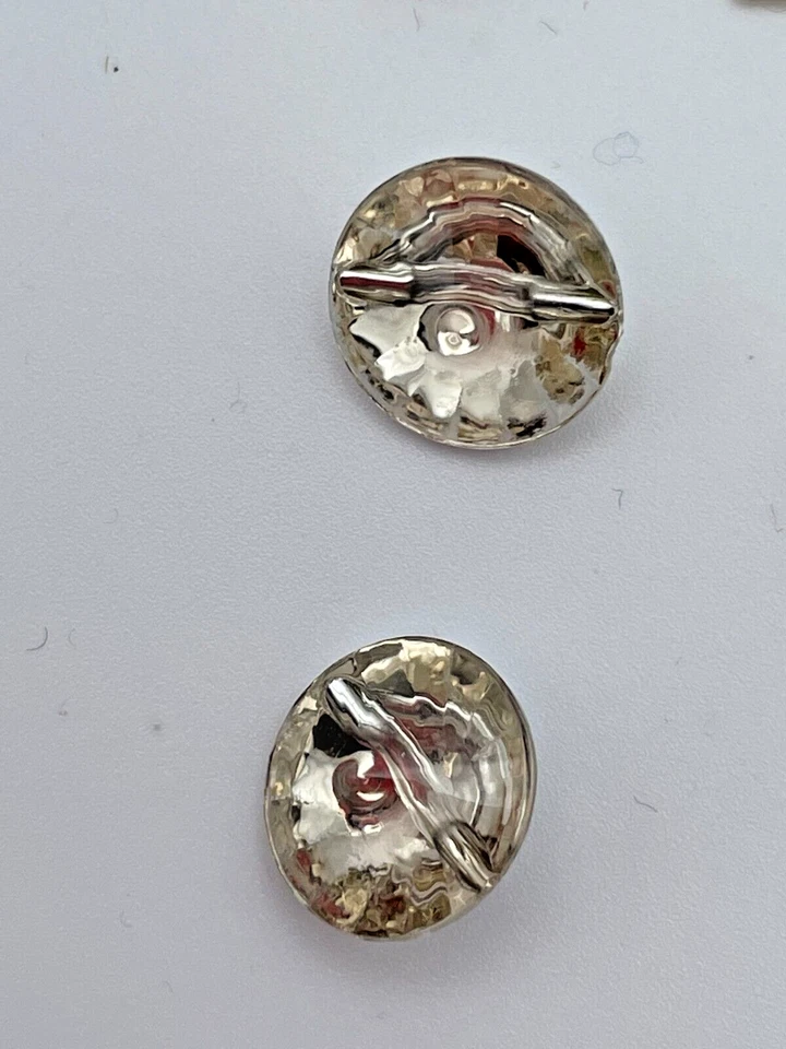 Christopher & Banks Replacement Round Shank Buttons Clear Rhinestone Set Of 7 - Image 4 of 4