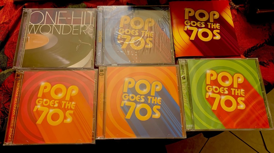 POP GOES THE 70S - 10-CD BOX SET -8 Sealed-2 Open In Excellent ...