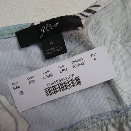 NWT J.Crew Pastel Floral Maxi in Light Sky Multi Lightweight V-neck Dress 4 - Picture 7 of 8