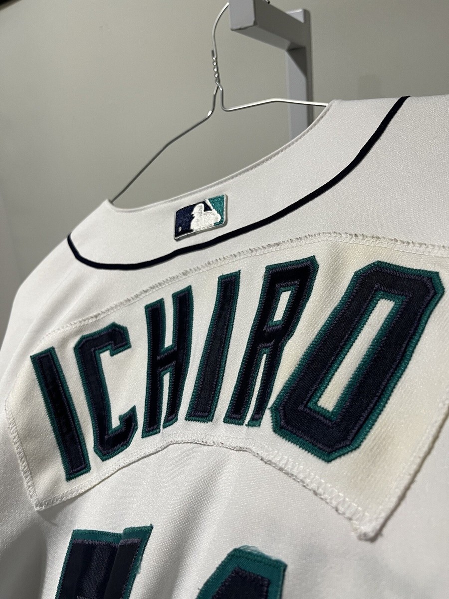 Authentic Russell Athletic Ichiro Suzuki 2004 Mariners Hit Authentic Russell Athletic Ichiro Suzuki 2004 Mariners Hit
