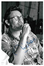 Michel Hazanavicius autograph signed 20x30 cm picture B/W