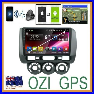 HONDA JAZZ 2002-2008 GPS WIRELESS CARPLAY ANDROID AUTO DAB+ DVR TPMS BLUETOOTH
