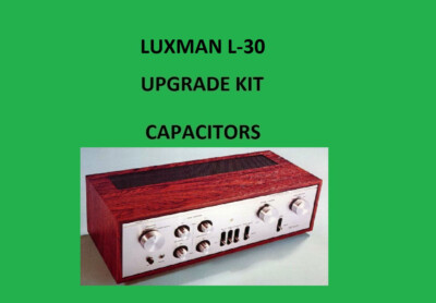 Stereo Amplifier LUXMAN L-30 Repair KIT - all capacitors