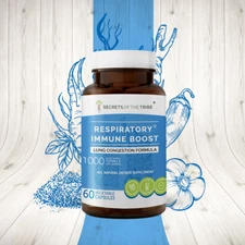 Secrets Of The Tribe Respiratory Immune Boost Capsules, 500 mg